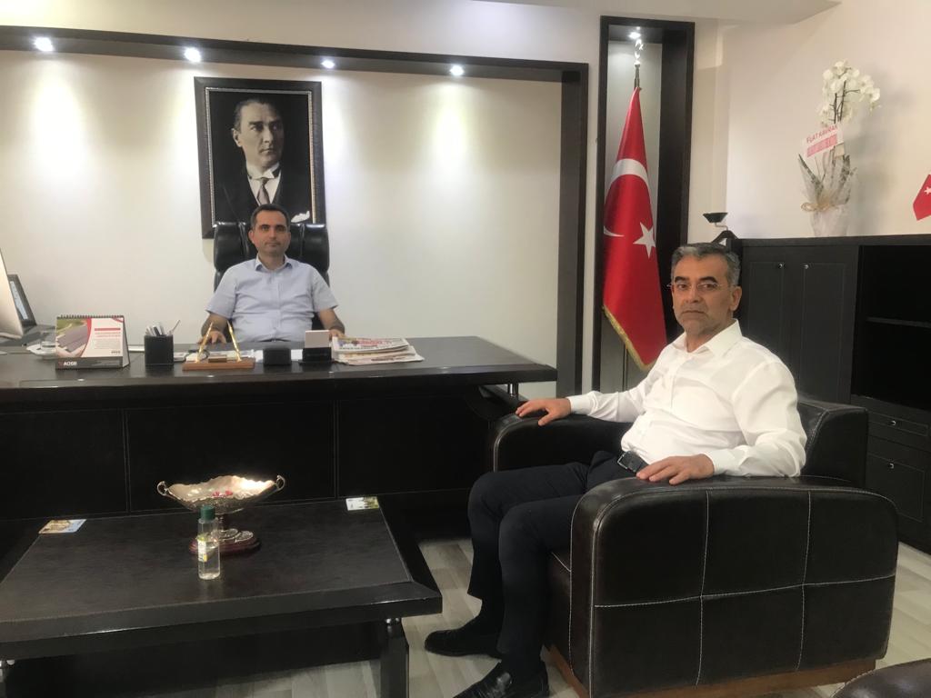 AK Parti Kozan İlçe Başkanı Bilgili'den Kaymakam Arslanköylü'ye ziyaret