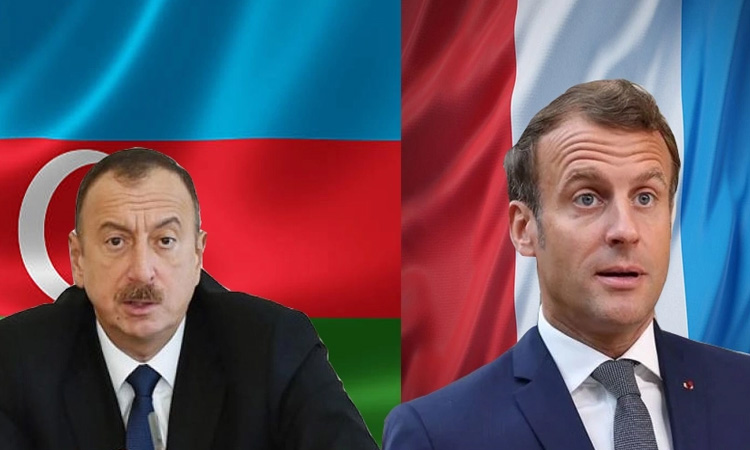 Azerbaycan Cumhurbaşkanı Macron'a Tepki Gösterdi