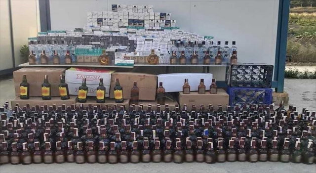 Adana'da jandarma 2022'de 5 bin 187 litre kaçak ve sahte içki ele geçirdi