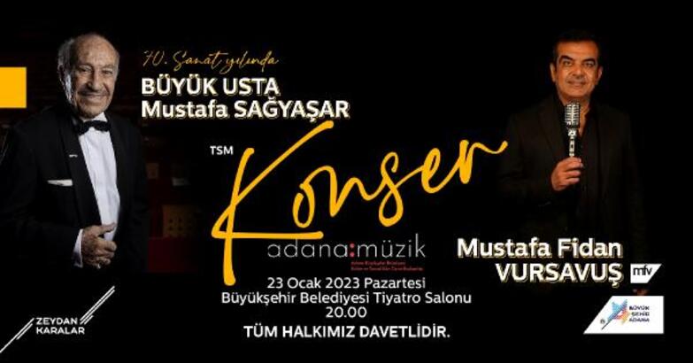 Mustafa Sağyaşar, sanat hayatının 70’inci yılında Adanalılarla buluşacak