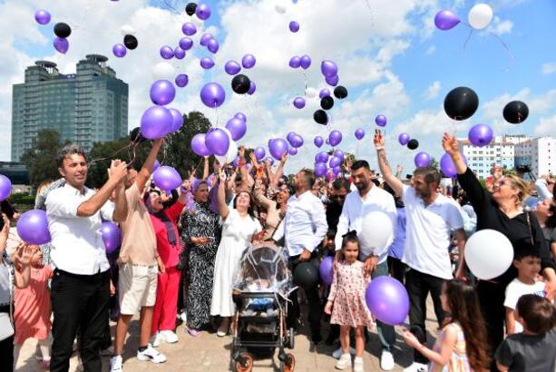 Balonlar, kampanyası tamamlanan SMA'lı Yasmin Elif için uçuruldu