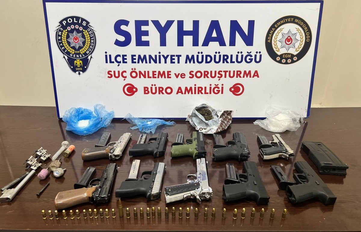 Adana’da silah ticareti yapan kişilere operasyon: 3 gözaltı