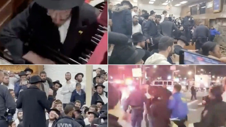 ABD'de bir Sinagogda, Kaçak Tüneller Ortaya Çıktı. Polise Direnenler Gözaltına Alındı
