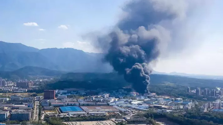 Çin'de Yangın Faciası