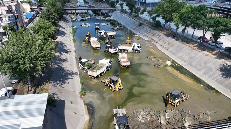 Adana Su ve Kanalizasyon İdaresi’nden Sarıçam Deresi’nde kapsamlı temizlik çalışması