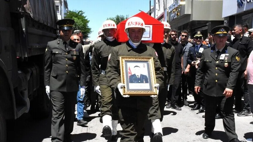 Şehit Ulaştırma Uzman Çavuş Abdurrahman Hilal, Aksaray'da son yolculuğuna uğurlandı