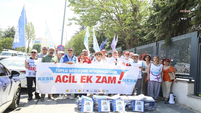 KESK, yüzde 35 ek zam talebiyle topladığı 20 bin imzayı bakanlığa iletti