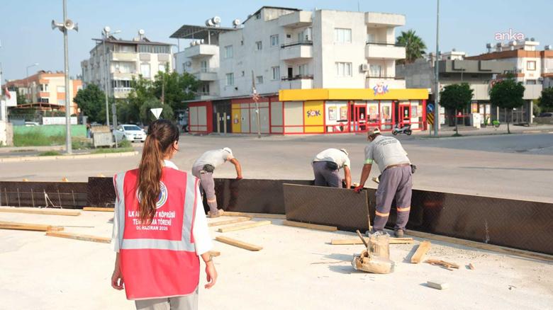 Adana Ceyhan Belediye Başkan Vekili Yıldız, Şehit Uzman Çavuş Uğur Şahin Parkı’ndaki çalışmaları inceledi