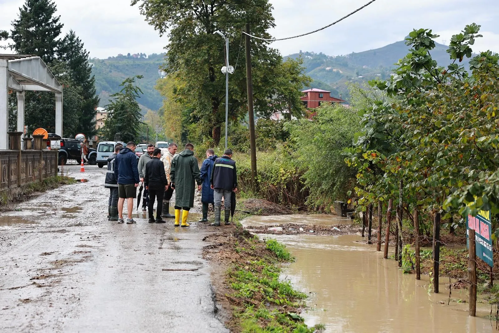 Giresun'da Sağanak Zor Anlar Yaşattı