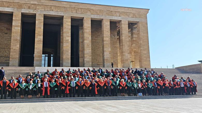 2026-2027 Adli yıl açılışı. Yargıtay üyelerinden Anıtkabir ziyareti