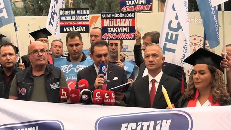 MEB Önünde Eylem.