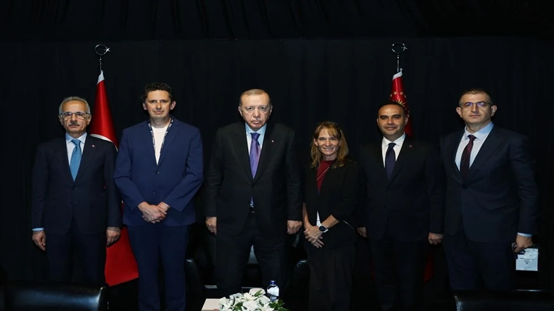 Cumhurbaşkanı Erdoğan, SpaceX üst düzey yöneticilerini kabul etti 