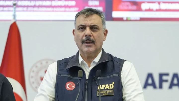 İçişleri Bakanı Çiftçi'den Kuvvetli Yağış ve Fırtına Uyarısı