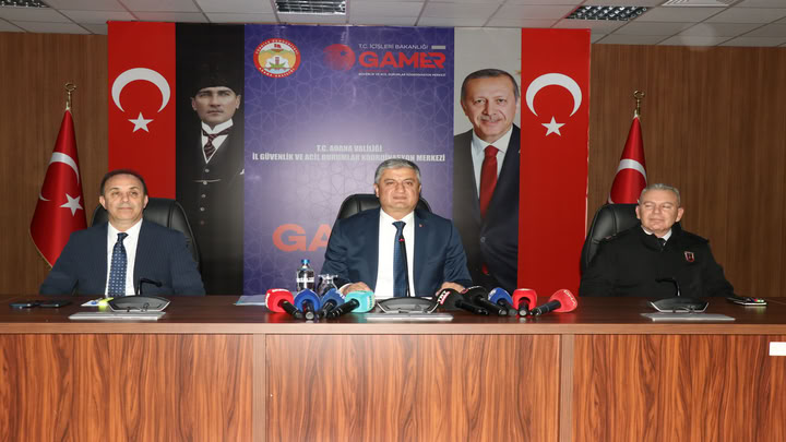 Adana Valisi Mustafa Yavuz, 9 aylık asayiş çalışmalarını değerlendirdi