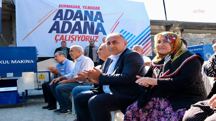 Adana Büyükşehir Belediyesi’nden Karaisalı’da zeytin üreticilerine makine desteği