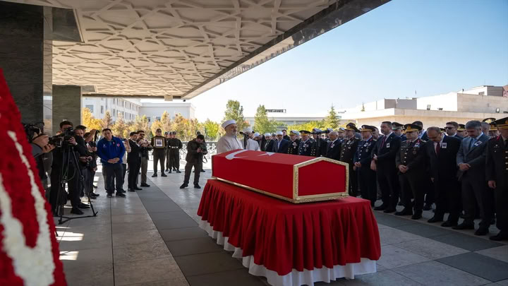 Şehit Albay Sayit Gökgöz, Ankara'da son yolculuğuna uğurlandı
